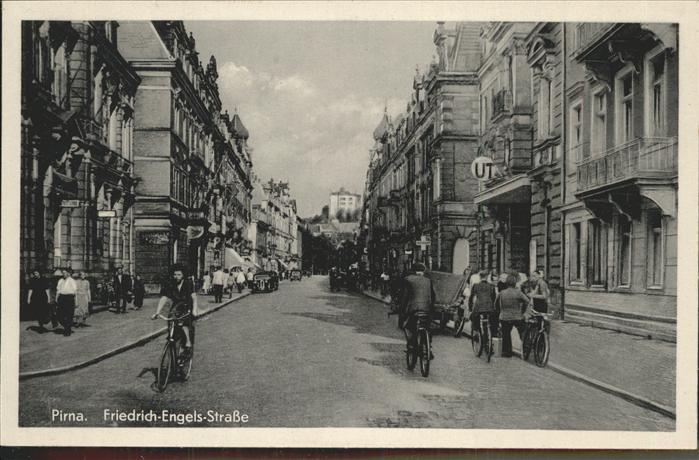 Pirna Elbe Sachsen Friedrich-Engels-Strasse