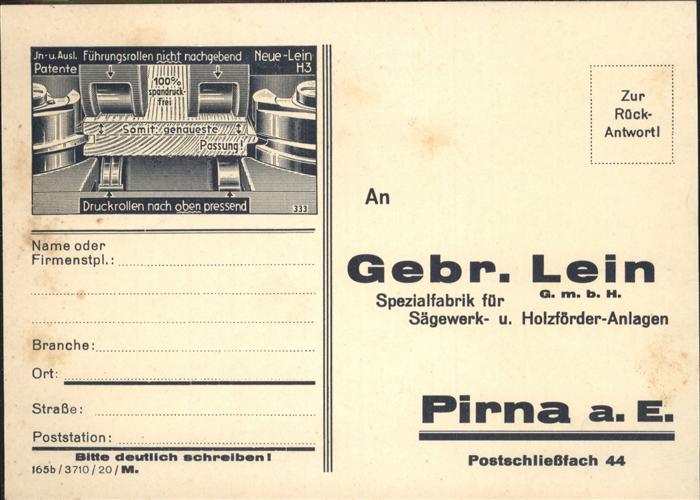 Pirna Elbe Sachsen Lein-Gatter Gebr. Lein
