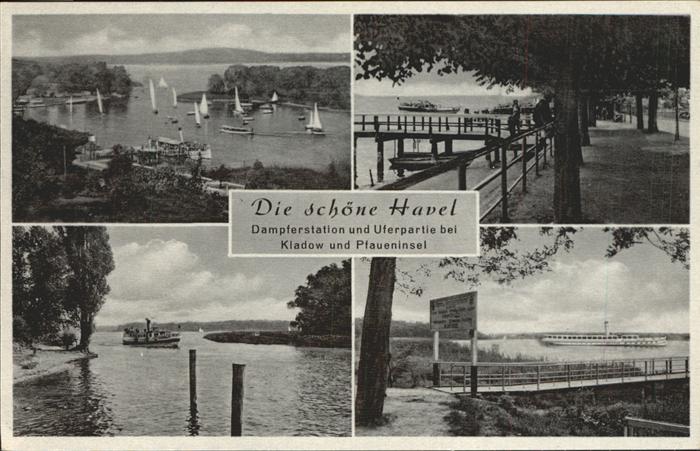 Kladow Havel Dampferstation Pfaueninsel