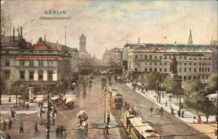 BERLIN  CITY Alexanderplatz Strassenbahnen