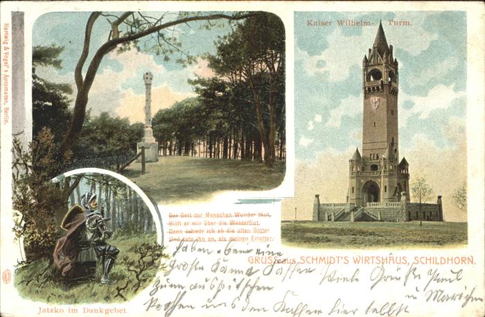 Pichelsdorf Schmidts Wirtshaus Schildhorn Wilhelm T