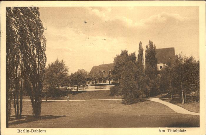 Dahlem Berlin Thielplatz