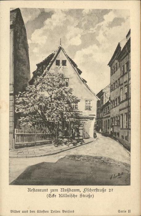 Berlin Restaurant zum Nußbaum Fischerstrasse 2