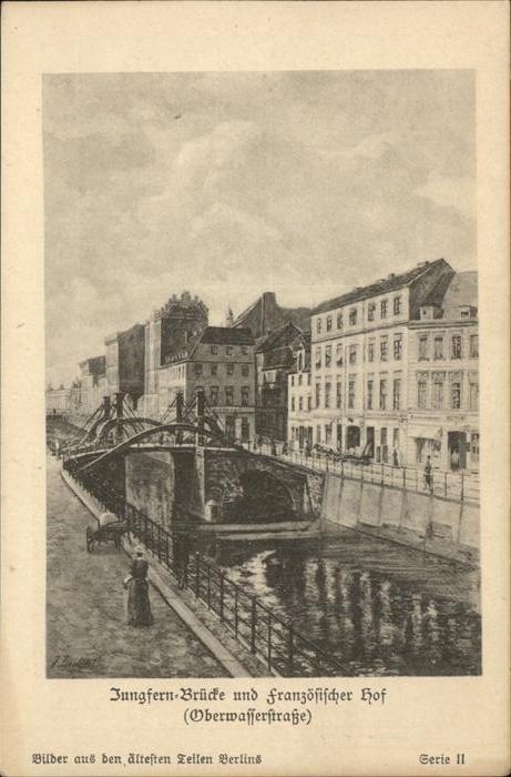 BERLIN CITY Jungfernbruecke Franzoesicher Hof
