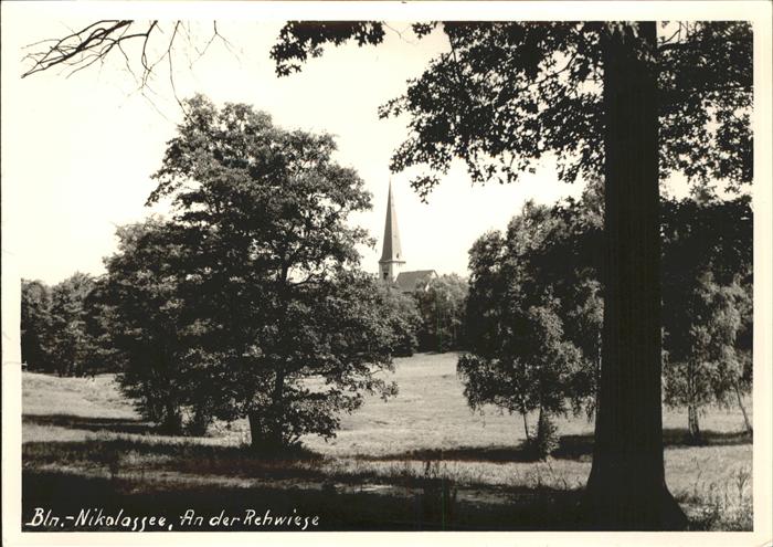 Nikolassee an der Rehwiese