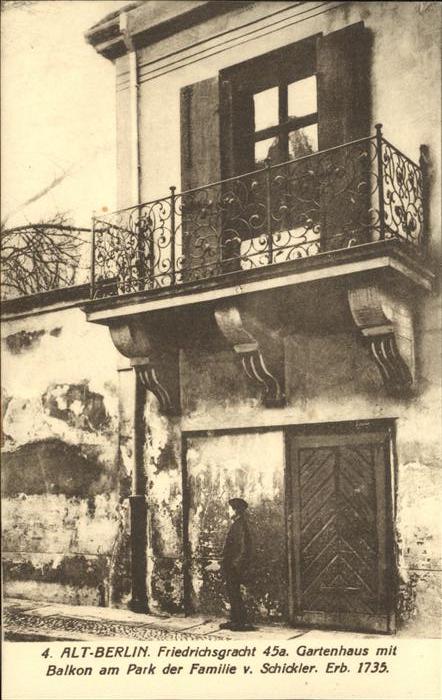 Berlin Friedrichsgracht 45a Gartenhaus Familie