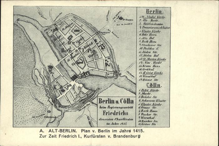 Berlin Plan von 1415