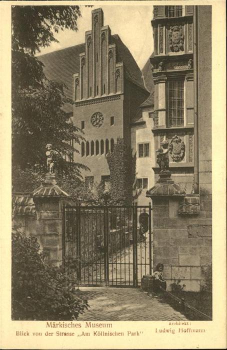 BERLIN  CITY Maerkisches Museum Am Koellnischen Park