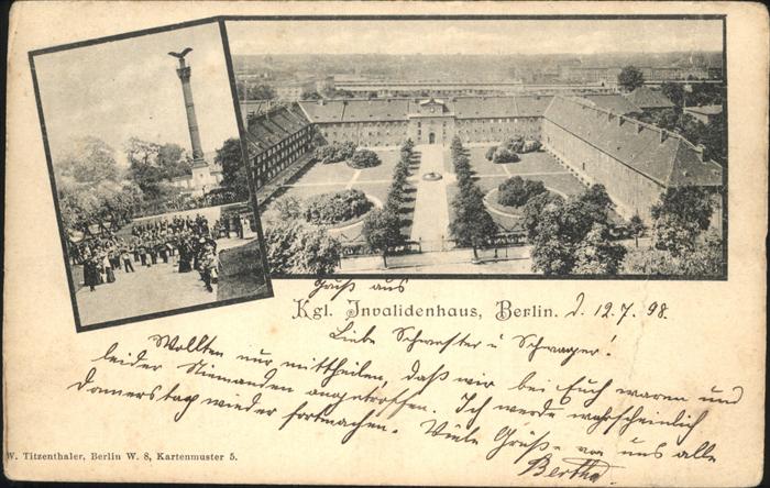 BERLIN  CITY Kgl. Invalidenhaus