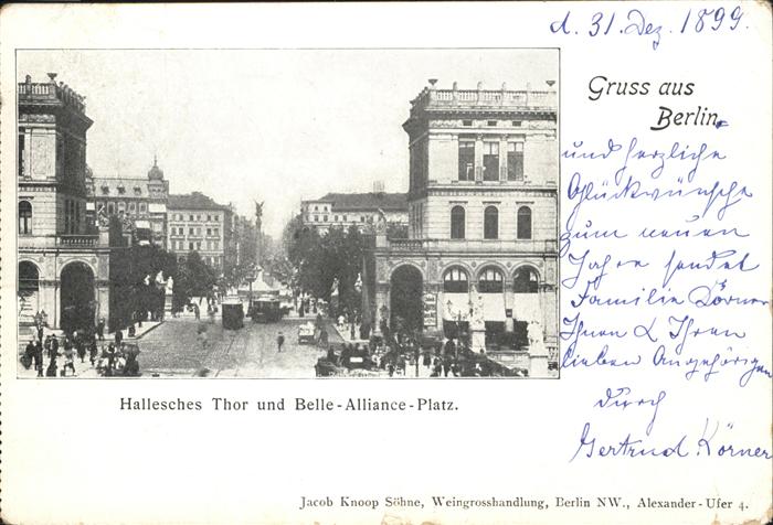 BERLIN  CITY Hallesches Tor Belle-Alliance-Platz