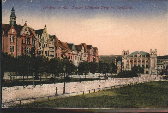 Koblenz Rhein Kaiser-Wilhelm-Ring Festhalle