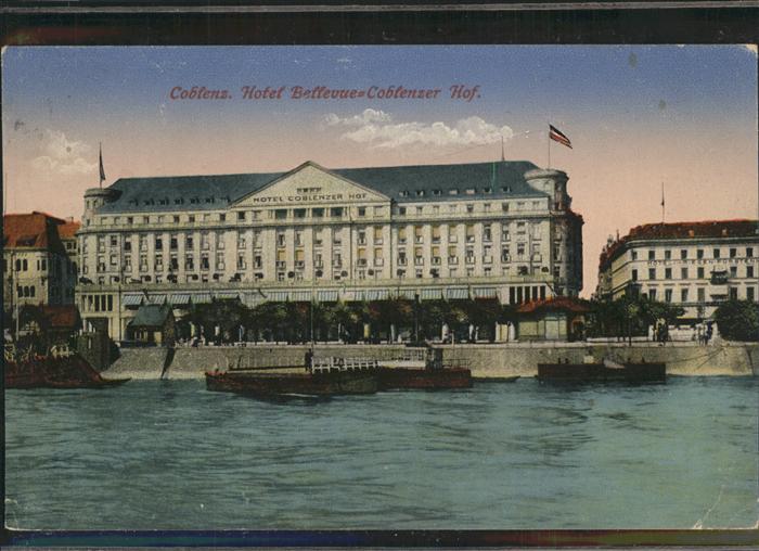 Koblenz Rhein Hotel Bellevue Koblenzer Hof