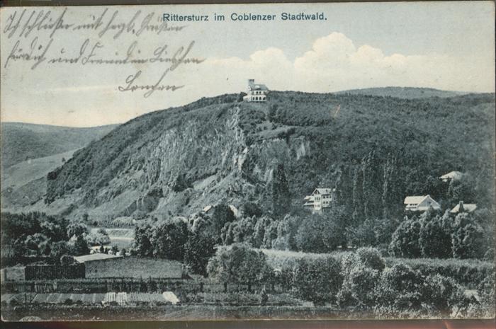 Koblenz Rhein Stadtwald Rittersturz