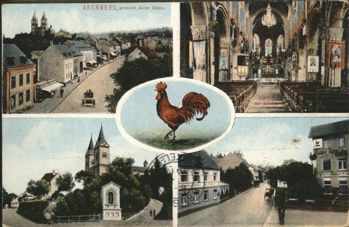 Arenberg Koblenz Kirche Roter Hahn