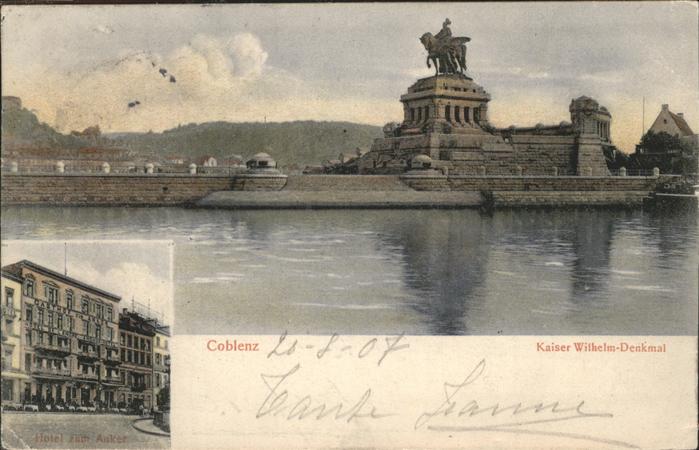 Koblenz Rhein Kaiser Wilhelm-Denkmal