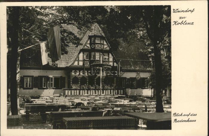 Koblenz Rhein Badenhaus