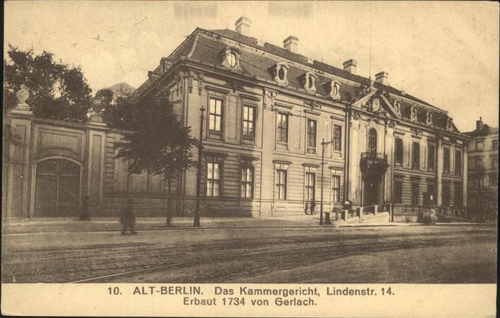 BERLIN  CITY Das Kammergericht