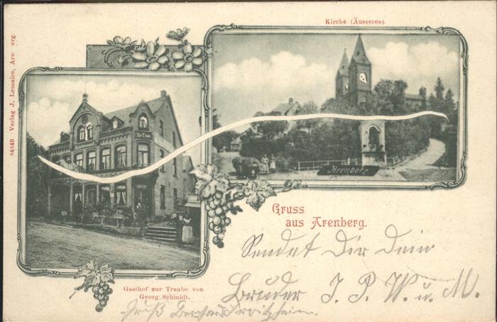 Arenberg Koblenz Kirche Gasthof zur Traube