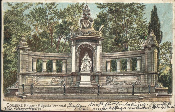 Koblenz Rhein Kaiserin Augusta-Denkmal