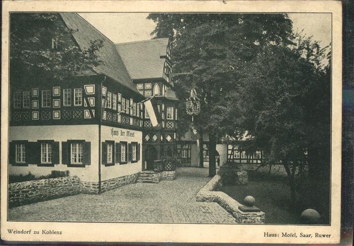Koblenz Rhein Weindorf Haus der Mosel