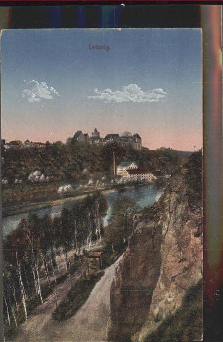 Leisnig Blick zum Schloss