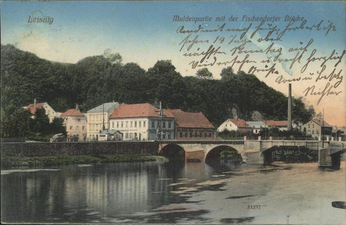 Leisnig Muldenpartie an der Fischendorfer Brück