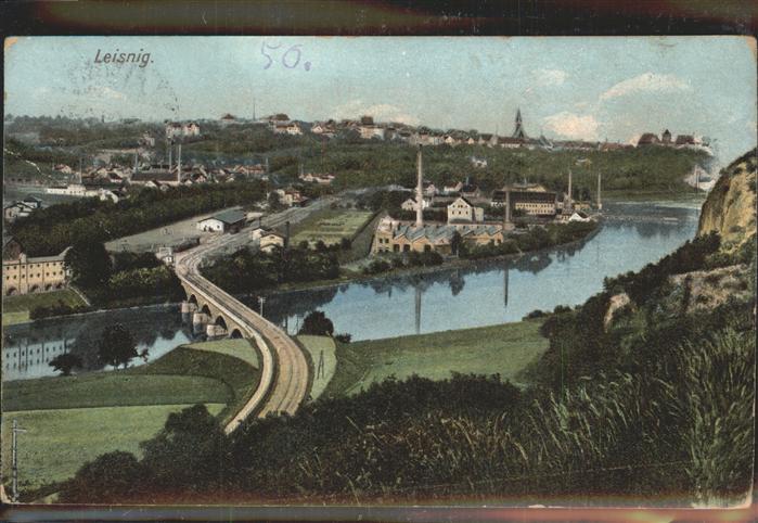 Leisnig Panorama mit Muldebrücke