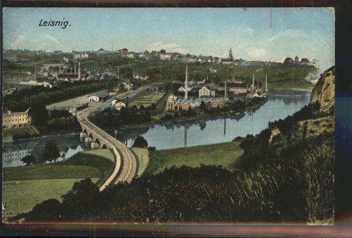 Leisnig Panorama mit Muldebrücke