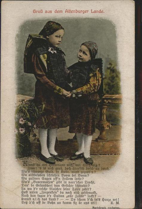 Altenburg Thueringen Altenburger Trachtenkinder