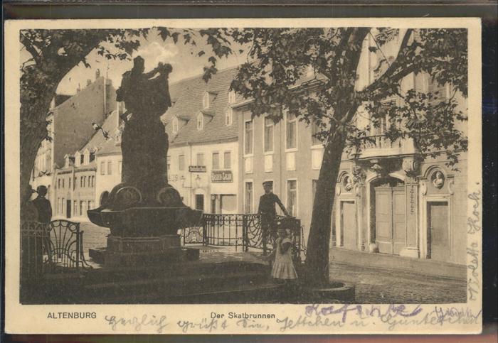 Altenburg Thueringen Skatbrunnen