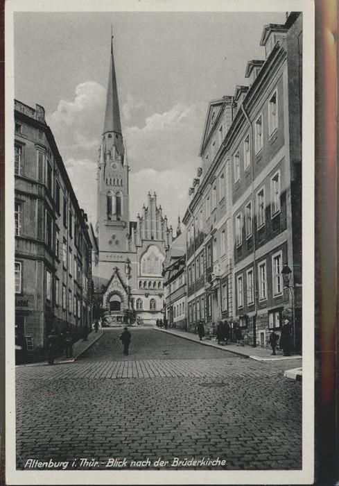 Altenburg Thueringen Blick zur Brüderkirche