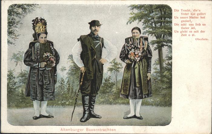 Altenburg Thueringen Altenburger Bauerntrachten