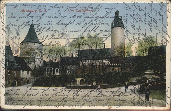 Altenburg Thueringen Im Schlosshof