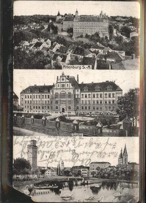 Altenburg Thueringen Panorama Seminar Kleiner Teich