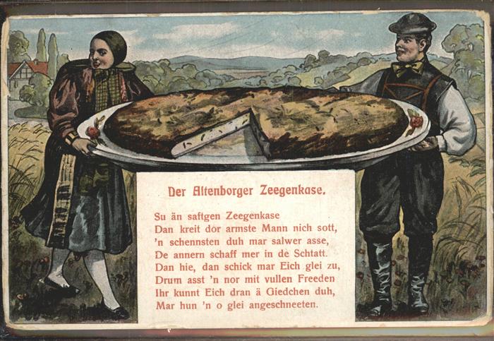 Altenburg Thueringen Altenburger Zeegenkase Karikatur