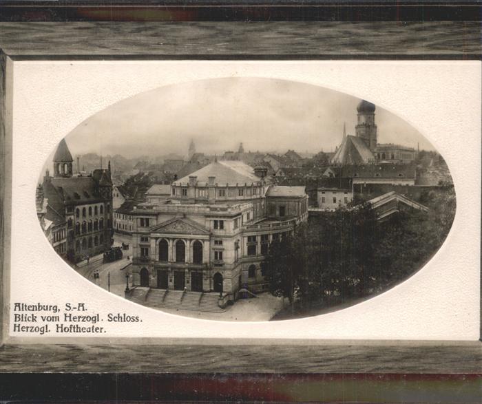 Altenburg Thueringen Herzogl Schloss und Hoftheater