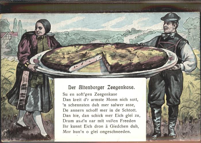 Altenburg Thueringen Altenburger Zeegenkase Karikatur