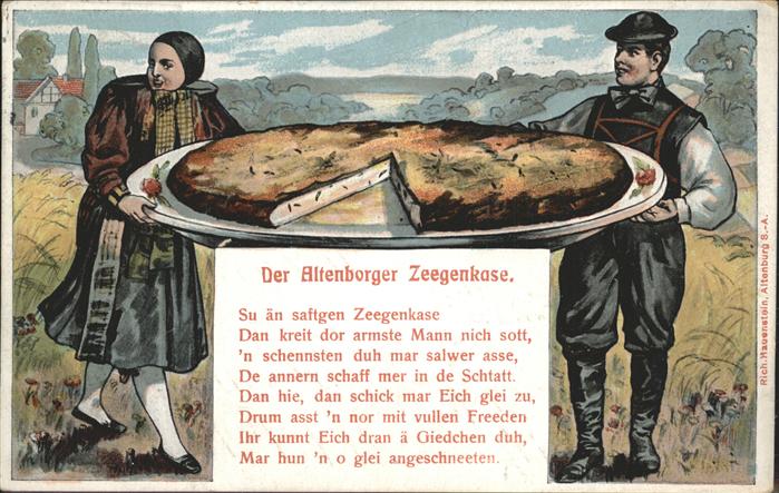 Altenburg Thueringen Altenburger Zeegenkase Karikatur