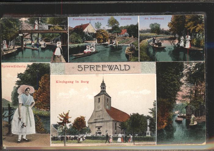 Spreewald Spreewälderin Forsthaus Kanno-Mühle Dol
