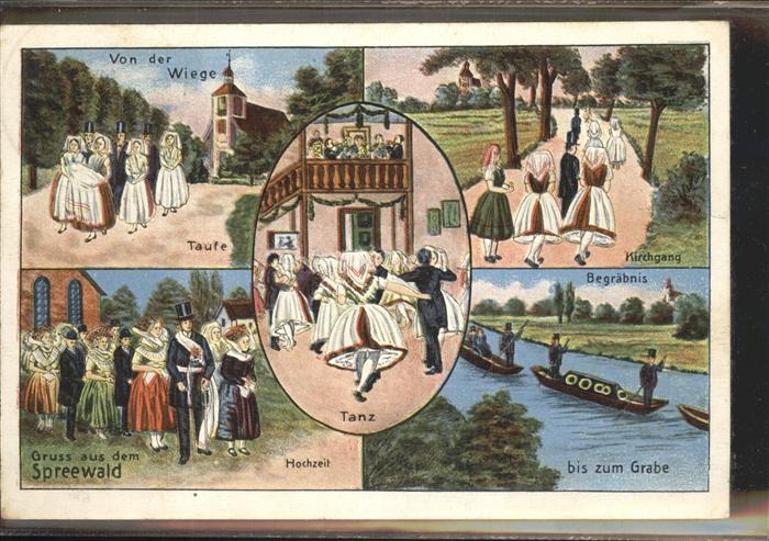 Spreewald Tanz Hochzeit Kirchgang Taufe