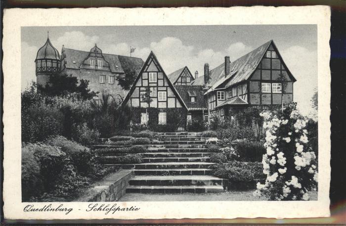 Quedlinburg Harz Schlosspartie