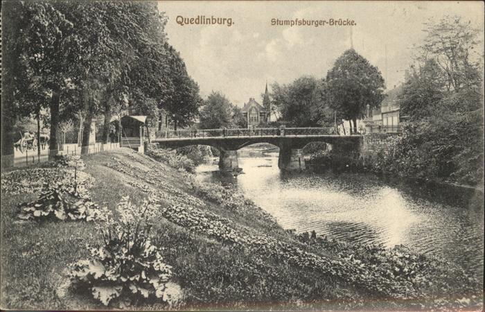 Quedlinburg Harz Stumpfsburger-Bruecke
