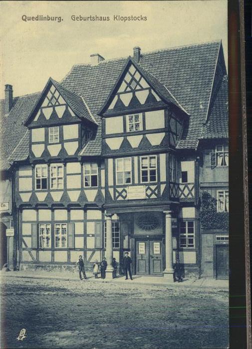 Quedlinburg Harz Geburtshaus Klopstocks
