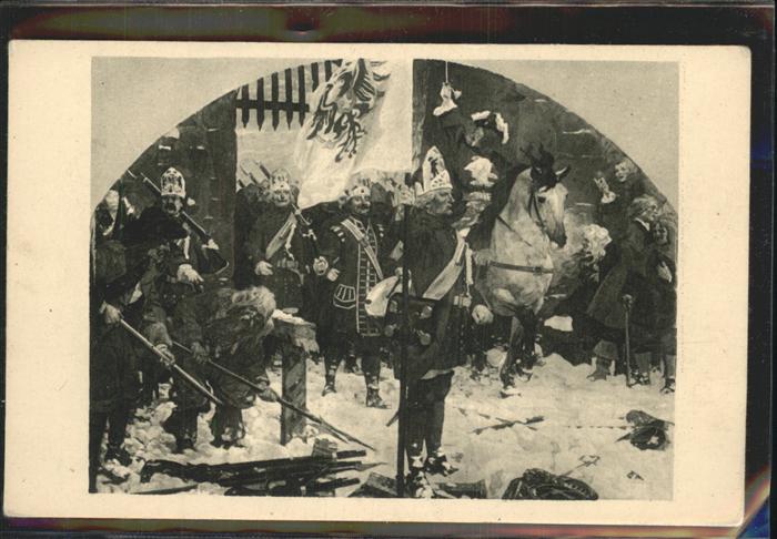 Quedlinburg Harz Einzug des Fuersten Leopold zu Dessau 1698