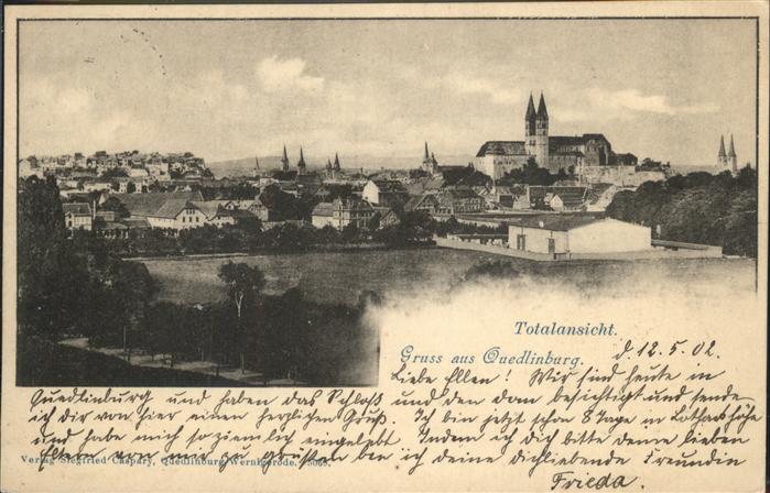 Quedlinburg Harz Totalansicht