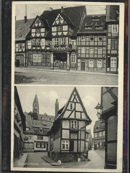 Quedlinburg Harz Klopstock-Haus Finkenherd