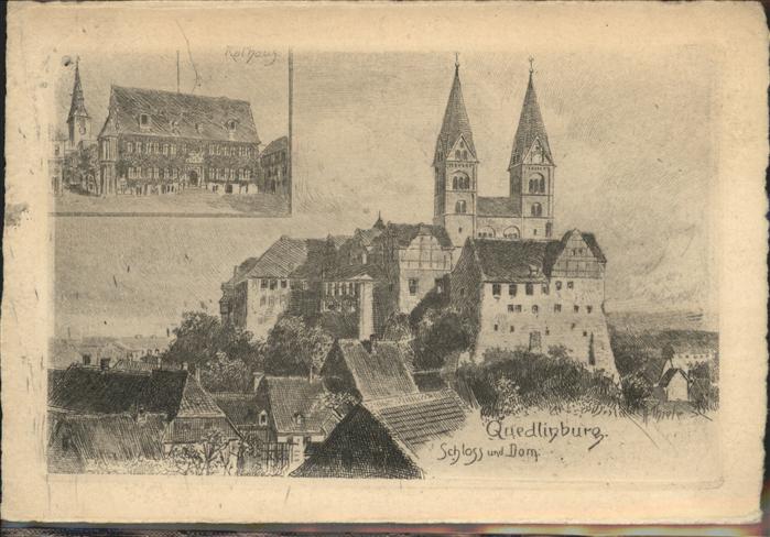 Quedlinburg Harz Schloss Dom