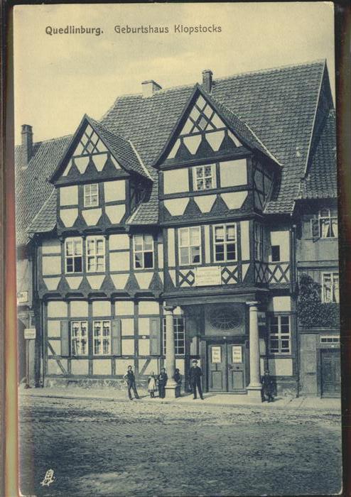 Quedlinburg Harz Geburtshaus Klopstocks