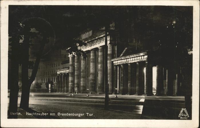 Brandenburgertor Berlin Nachtzauber