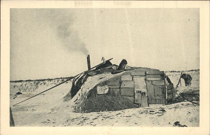 Eskimos Inuit Logement a bon marche Alaska